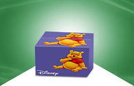 Printed Recycable Cardboard Chair Carboard Table untuk Disney, SGS Certification