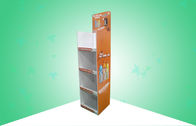 Karton POS Shelf 4 Shelf Menampilkan Stand yang Mempromosikan Minuman dengan Desain Pemenuhan