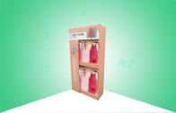 Walmart Cardboard Sidekick Power Wing Hanger Display Untuk Mempromosikan Tas Hangat