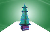 Recycled POS Cardboard Displays Christmas Tree Design Display Stand For Kid Items
