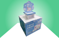 All Round Show Cardboard Pallet Display Dapat Didaur Ulang Untuk Mempromosikan Sanitary Pad