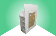 Three Face Show Cardboard Pallet Display 15 KGS / Shelf Untuk Mempromosikan Barang Elektronik