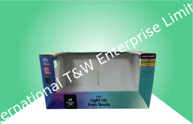 Beli Sam'S Club Raining Boots PDQ Display Tray Cardboard Dengan Desain Stackup online manufacture