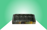 Baki PDQ Karton Dinding Ganda Penumpukan Tugas Berat Untuk Mempromosikan Rempah-rempah/Makanan