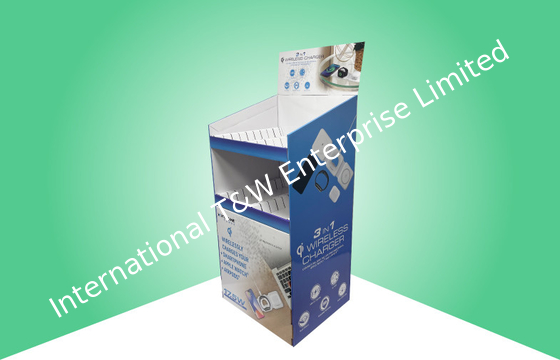Beli Walmart Cardboard Display Stand Perempat Pallet Display Untuk Menjual Pengisi Daya Wireless online manufacture