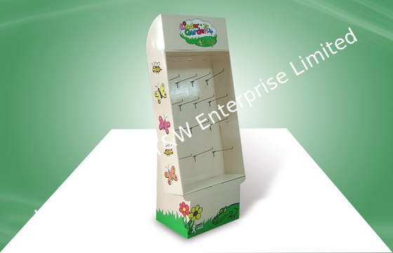 Beli Layar Kartrid Supermarket Stand Dengan Pemasangan Kait / Kustom Lantai Karton online manufacture