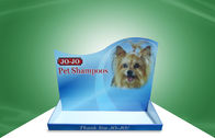 Meja Iklan Karton Display Stand / Paper Display Tray untuk Pet Shampoo