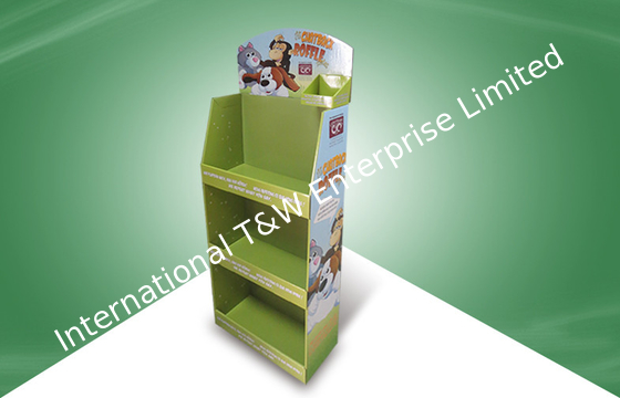 Beli Produk Supermarket Card Free Standing Display Unit dengan Tiga rak online manufacture