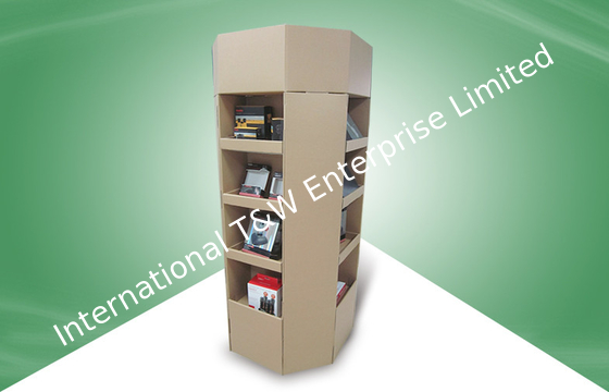 Beli Portable 8 Face All Round Show Pos Cardboard Menampilkan Percetakan Offset 4c online manufacture