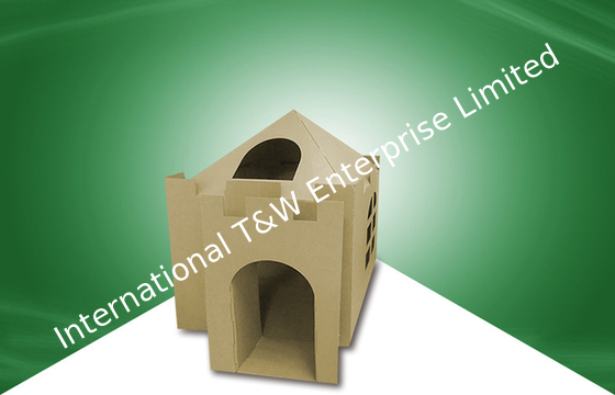 Beli Indoor Kids Cardboard House, Karton Bermain Rumah Ramah Lingkungan online manufacture