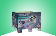 Ukuran Penuh Tampilan Palet Bergelombang, Tampilan Layar Cardboard Mempromosikan Headset 3D VR