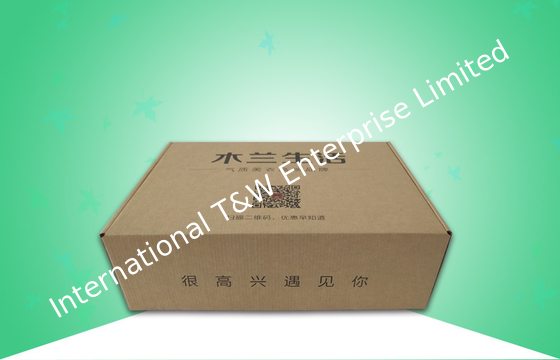 Beli Brown Kraft Mudah Biodegradable Custom Printed Corrugated Boxes Untuk Kemasan Pakaian online manufacture