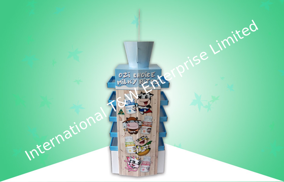 Beli Lima - Shelf Custom Cardboard Display Stand Large Space Dengan Desain Eye Catching online manufacture