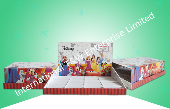 Beli Disney Nightlight Cardboard Countertop Displays / Corrugated Paper Table Counter Unit Display online manufacture