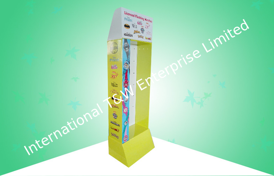 Beli Stand Karton POP Disesuaikan Untuk Disney Kid Watches / Hooks Floor Display online manufacture