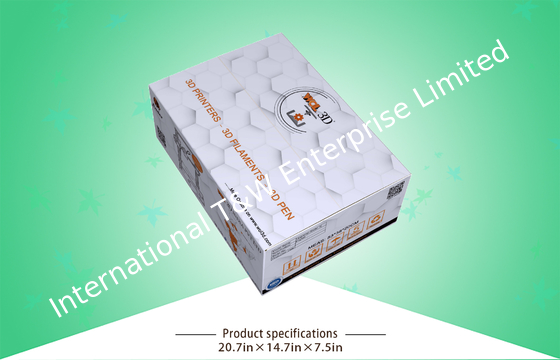 Beli 350gsm CCNB CMYK Kotak Bergelombang Dinding Ganda Untuk Printer 3D online manufacture