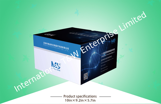 Beli Kotak Kemasan Kertas Bergelombang Waktu Terkemuka Cepat untuk Kit Pengambilan Sampel Virus Sekali Pakai online manufacture