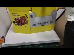 Heavy Duty Stackup Cardboard PDQ Tray / PDQ Display Box Untuk Promosi Chopboard Ke HiShop Store