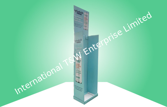 Harga yang bagus Cetak Offset Karton Kustom Menampilkan Kotak Minuman Stacker Perakitan Mudah Berdiri Bebas on line