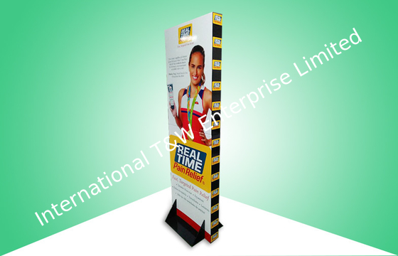 Harga yang bagus Easy Assembly Free Standing Custom Cardboard Displays , Corrugated Floor Display on line