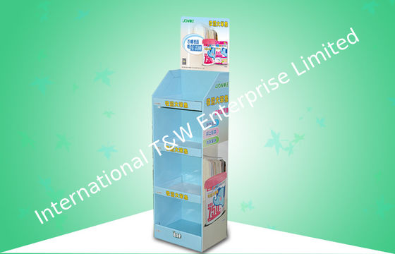 Harga yang bagus 100% Eco Friendly Corrugate Cardboard Display Stands Promoting Insect Resistant Hygroscopic Package on line