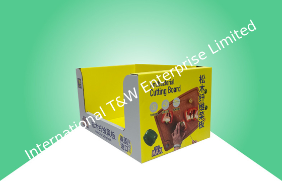 Heavy Duty Stackup Cardboard PDQ Tray, PDQ Display Box Untuk Promosi Chopboard