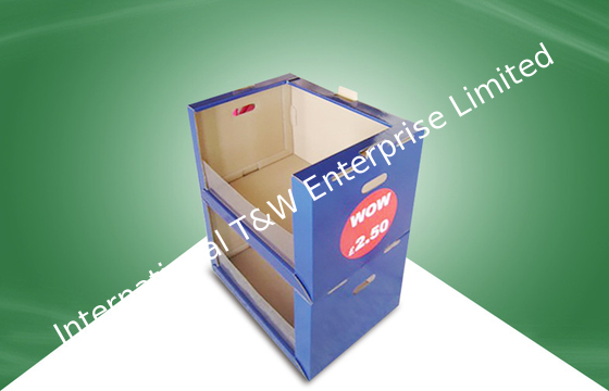 Harga yang bagus Point of Sales Cardboard Dump Bin Tampilan Kotak Tampilan Unit untuk Mainan on line