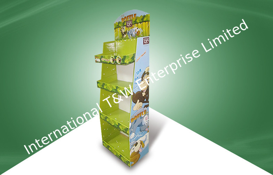 Harga yang bagus Empat - Shock Cardboard Display Stand, Retail Cardboard Menampilkan Promosi Plush Toys on line