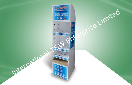 Harga yang bagus Custom Custom Shelf Cardboard Tampilan Stand Untuk Vacuum Cups, 4C Printing on line