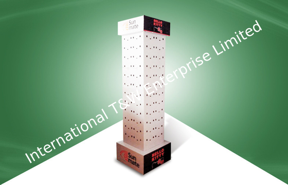 Harga yang bagus Free Standing Product Pos Cardboard Displays Stand For Eyewear Shop on line