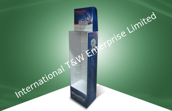 Harga yang bagus Floor Stand Show Pos Cardboard Displays For Led Light , Sgs / Iso / Rohs on line