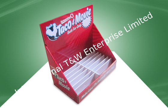 Harga yang bagus Red Cardboard Countertop Displays Cardboard Tabletop Display Box for Adult Products on line