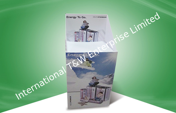Harga yang bagus Free Standing Units Cardboard Dump Bins For Retail Electronic Products on line