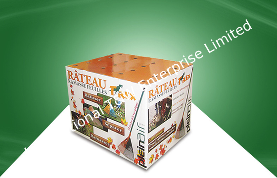 Harga yang bagus Full Color Flexo Pring Cardboard Dump Bins Cardboard Display Units for Market on line