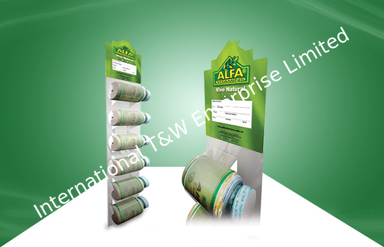 Harga yang bagus Pharmacy Store Cardboard Power Wing Display Pallet Shelf for Healthcare Products on line