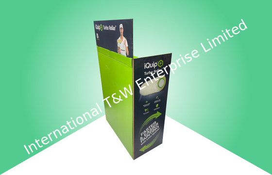 Tampilan meja kardus yang dapat disesuaikan dan terjangkau untuk visibilitas produk maksimal