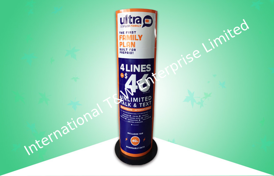 Harga yang bagus Popup Sign Totem Display Cardboard Standees Desain Unik Ringan on line