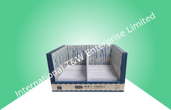 EB Flute ditumpuk PDQ Tampilan Tray Kardus Kuat