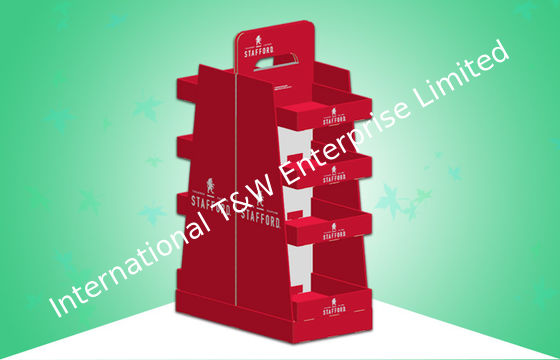 Harga yang bagus Tugas Berat Karton Pos Menampilkan Wajah Ganda Menunjukkan Empat Rak Untuk Adverstizing on line