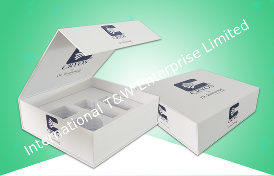 Grey Board Paper Packaging Boxes / Hard Gift Box EVA Insertor Untuk Jual Kosmetik