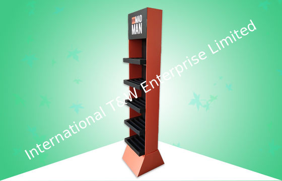 Harga yang bagus Stable Eye - Catching POS Cardboard Menampilkan 5 Rak Untuk Mempromosikan Berbagai Item on line