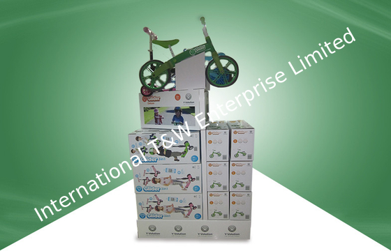 Four Face Show  Paper POP Cardboard Display for Kids Bikes Selling to Costco