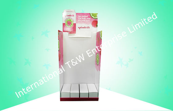 Harga yang bagus Case Stacker POS Karton Menampilkan Stand Bahan Biodegradable Desain Perakitan Mudah on line