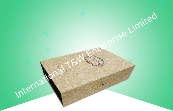 Harga yang bagus Flat Pack Desain Karton Gift Box, Dekoratif Gift Box Dengan Embossing on line