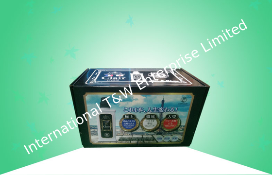 Harga yang bagus Tahan lama kotak cetak kustom bergelombang, kotak kertas anggur dengan laminasi mengkilap on line