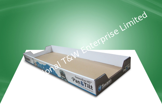 Promotion Products PDQ Retail Display Trays / Cardboard Countertop Tray 4C / 0C Offset