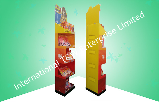 Harga yang bagus Layar Karton 5 Rak Yang Kokoh Berdiri Struktur Yang Unik Untuk Menjual Obat on line