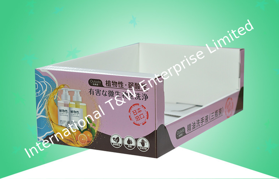 Harga yang bagus Baki Karton PDQ Kuat Berdinding Ganda Dengan Pembersih Tangan on line
