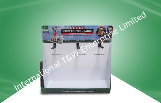 Harga yang bagus Customized Cardboard Countertop Displays With Hooks To Hang Pet Products on line