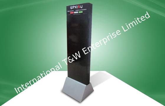 Harga yang bagus Strong Two-face show Cardboard Display Stands , Iphone Accessories Floor Hook Display on line